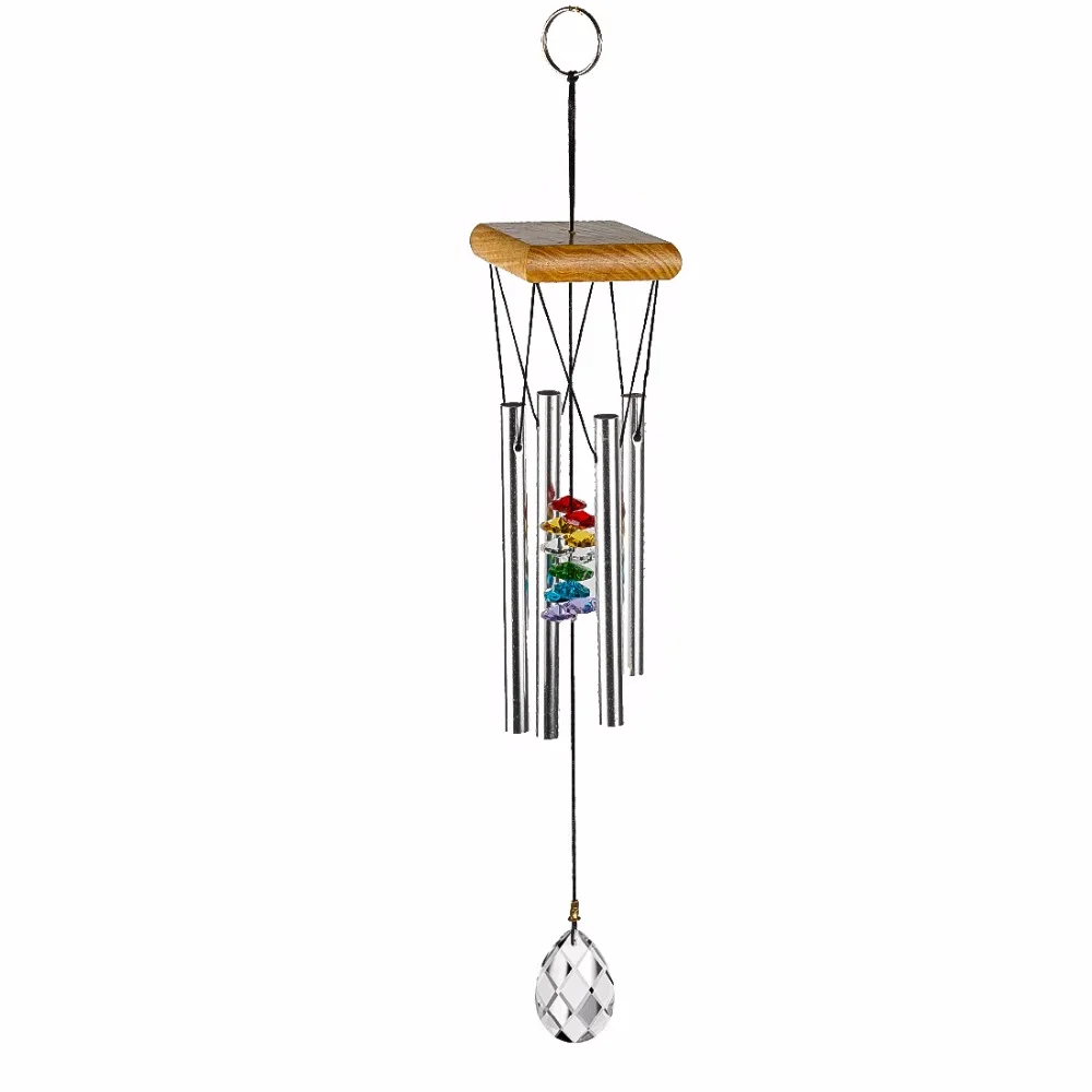 H&D Rainbow Chakra Maker Chimes Crystal Ball Prism Gem Drop Suncatcher Pendant Windchime Encore Collection Handmade Craft
H&D Rainbow Chakra Maker Chimes Crystal Ball Prism Gem Drop Suncatcher Pendant Windchime Encore Collection Handmade Craft