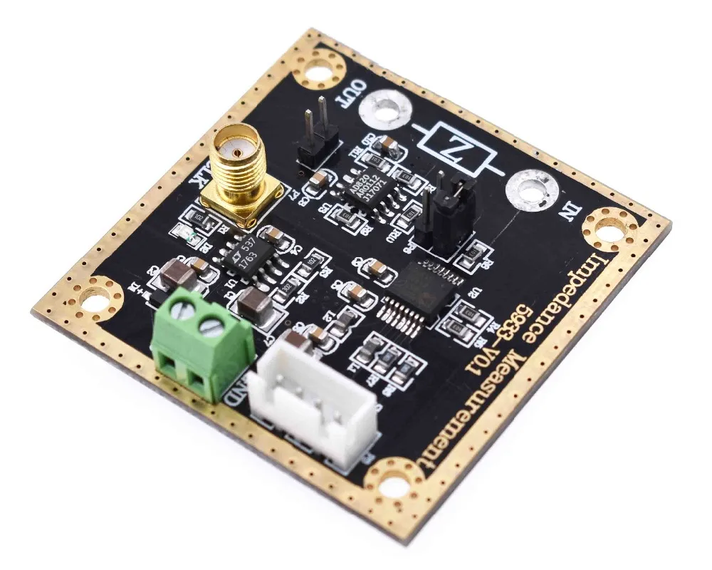 AD5933 impedance converter network analyzer module 1M sampling rate 12bit resolution measurement resistance
AD5933 impedance converter network analyzer module 1M sampling rate 12bit resolution measurement resistance