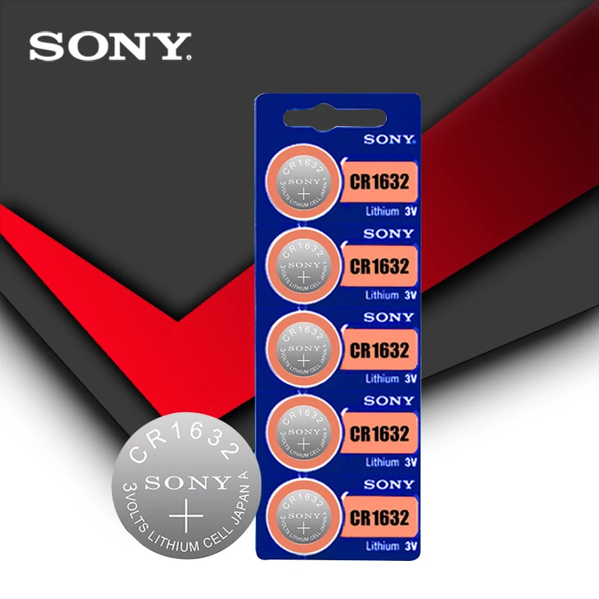 4pc Sony Original 100% CR1632 Button Cell Battery For Watch Car Remote Key cr 1632 ECR1632 GPCR1632 3v Lithium Battery
4pc Sony Original 100% CR1632 Button Cell Battery For Watch Car Remote Key cr 1632 ECR1632 GPCR1632 3v Lithium Battery