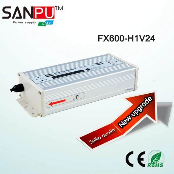 600W 24V 25A Small Volume Single Output Switching power supply for LED Strip CNC 3D Print CE and ROHS approved
600W 24V 25A Small Volume Single Output Switching power supply for LED Strip CNC 3D Print CE and ROHS approved