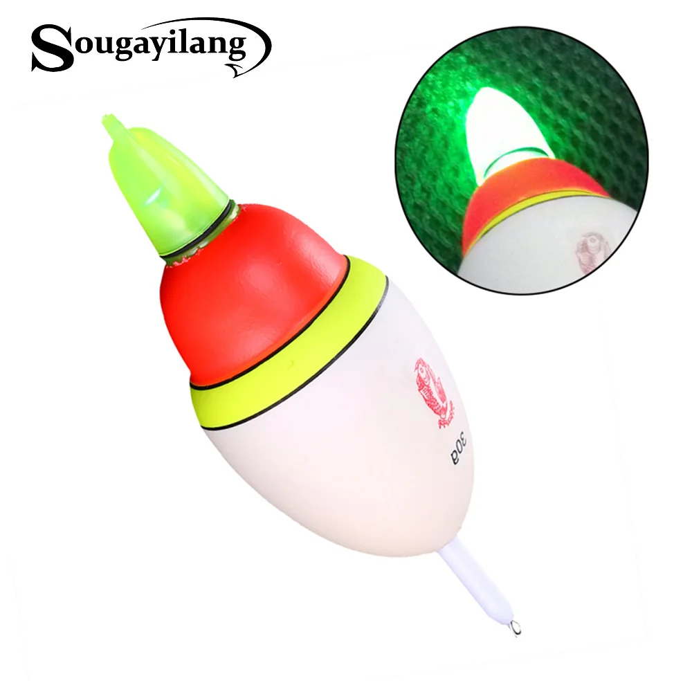 Sougayilang 5 шт./лот поплавок рыболовное оборудование светлая поплавки 10 см Boia Luminosa