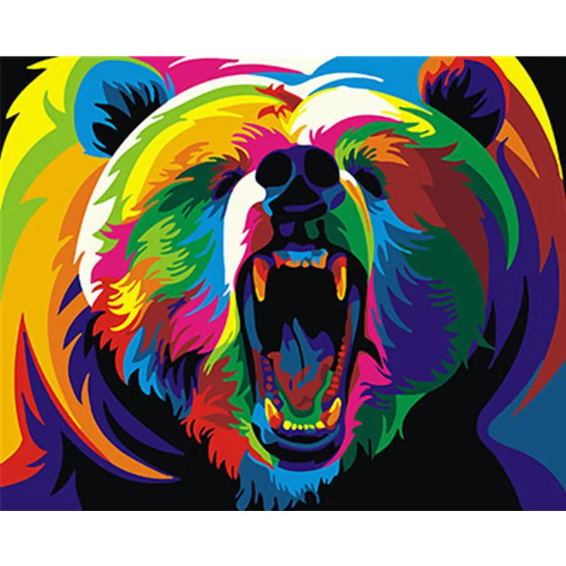 Colorful Bear Framed Pictures DIY Painting By Numbers DIY Oil Painting On Canvas Home Decoration Wall Art GX26193 40X50CM
Colorful Bear Framed Pictures DIY Painting By Numbers DIY Oil Painting On Canvas Home Decoration Wall Art GX26193 40X50CM