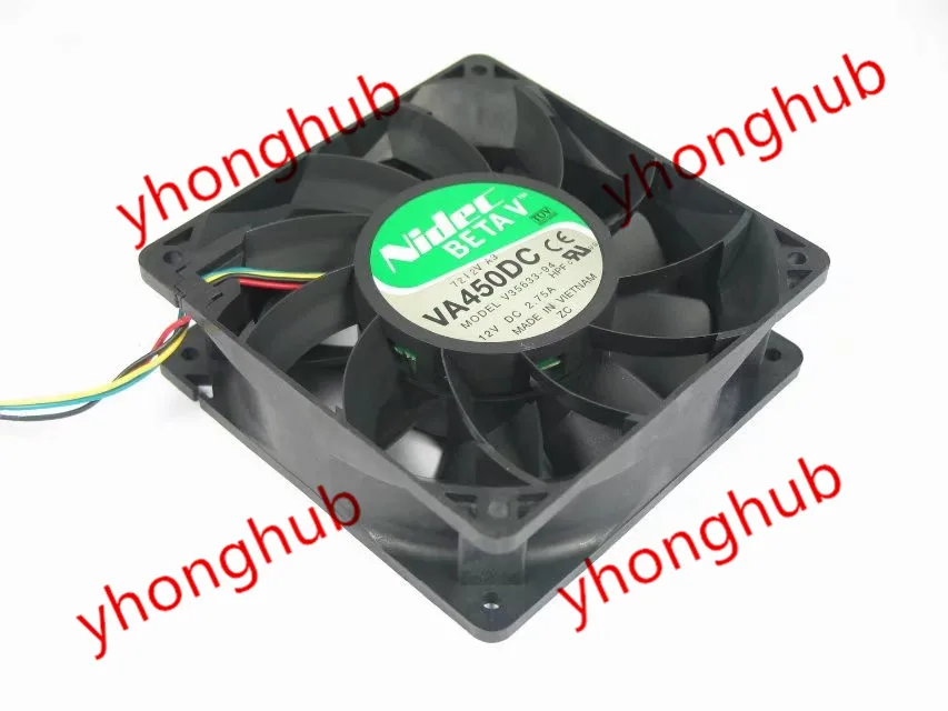 Вентилятор охлаждения сервера Nidec VA450DC V35633-94 HPF DC 12V 2.75A 120x120x38 мм
Вентилятор охлаждения сервера Nidec VA450DC V35633-94 HPF DC 12V 2.75A 120x120x38 мм