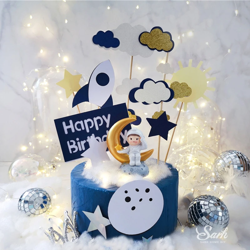 Ins Rocket White Cloud Cake Topper Astronaut Planet Decoration Happy Birthday Children's Day Party Baking Supplies Lovely Gifts
Ins Rocket White Cloud Cake Topper Astronaut Planet Decoration Happy Birthday Children's Day Party Baking Supplies Lovely Gifts