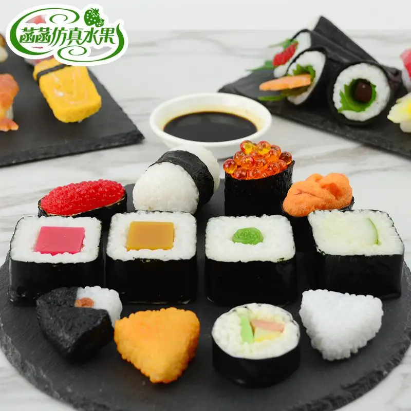 Festive Supplies Artificial Decorations Foods PVC Simulation Japanese Sushi Model Fake Cooking Catering Display Props 5pc/lot
Festive Supplies Artificial Decorations Foods PVC Simulation Japanese Sushi Model Fake Cooking Catering Display Props 5pc/lot