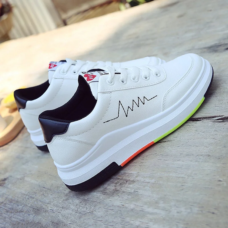 New Hot White Sneakers Women Vulcanized Shoes Fashion 2018 Women Platform Sneakers Chunky Casual Sneakers Ladies Flat Shoes
New Hot White Sneakers Women Vulcanized Shoes Fashion 2018 Women Platform Sneakers Chunky Casual Sneakers Ladies Flat Shoes