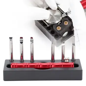 Professional Watch Back Case Cover Opener Remover with 6 Different Blade High Quality Steel Watch Repair Tool for Watchmaker
Professional Watch Back Case Cover Opener Remover with 6 Different Blade High Quality Steel Watch Repair Tool for Watchmaker
