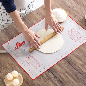 Thickened silicone kneading flour baking large size panel cushion household tools baking roll pads flour silicone pad
Thickened silicone kneading flour baking large size panel cushion household tools baking roll pads flour silicone pad
