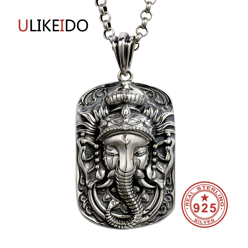 Pure 925 Sterling Silver Jewelry Trunk Charms Punk Pendants for Men And Women Thai Silver Necklace Chain Fine Gift 1297
Pure 925 Sterling Silver Jewelry Trunk Charms Punk Pendants for Men And Women Thai Silver Necklace Chain Fine Gift 1297