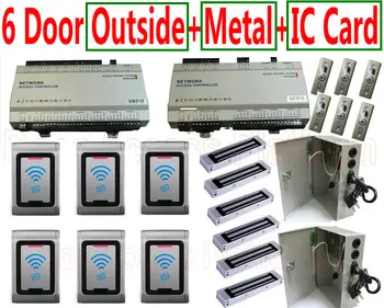 6 door Outdoor+Metal shell+M1 Fare IC Card 13.56MHz reader+IP Controller Panel with Magnetic lock+UPS Power box+release button
6 door Outdoor+Metal shell+M1 Fare IC Card 13.56MHz reader+IP Controller Panel with Magnetic lock+UPS Power box+release button