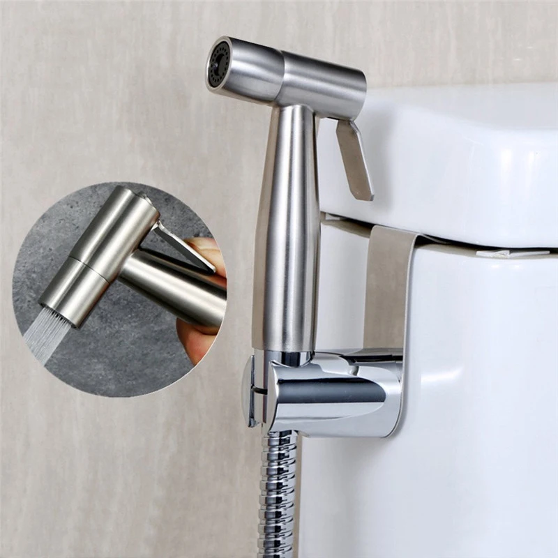 Wetips Stainless Steel Toilet Bidet Sprayer Handheld Portable Sprayer Bidet Hygienic Shower Toilet Gun Hand Held Bidet Spray
Wetips Stainless Steel Toilet Bidet Sprayer Handheld Portable Sprayer Bidet Hygienic Shower Toilet Gun Hand Held Bidet Spray