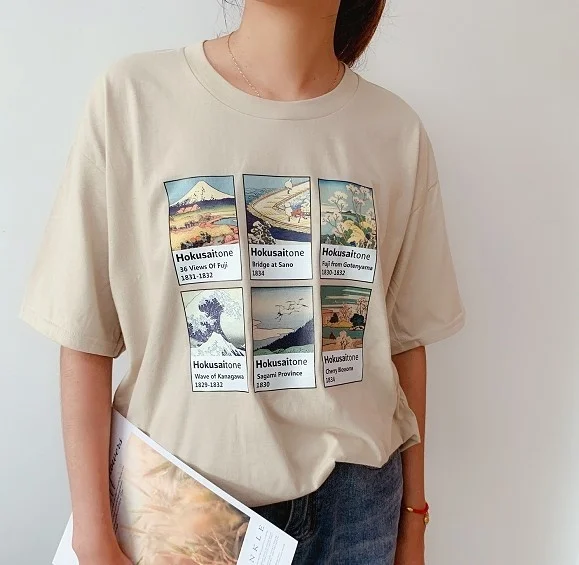 kuakuayu HJN Vintage Painting T Shirt Katsushika Hokusai Painting T Shirt Japanese Vintage Style 3D Printed Tees Cotton Tops
kuakuayu HJN Vintage Painting T Shirt Katsushika Hokusai Painting T Shirt Japanese Vintage Style 3D Printed Tees Cotton Tops