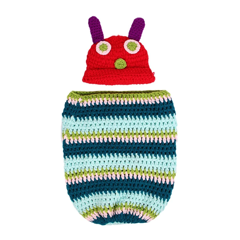 Newborn Baby Boy Girl Beanie Crochet Very Hungry Caterpillar Hat Cocoon Set Party Costume Photo Props
Newborn Baby Boy Girl Beanie Crochet Very Hungry Caterpillar Hat Cocoon Set Party Costume Photo Props