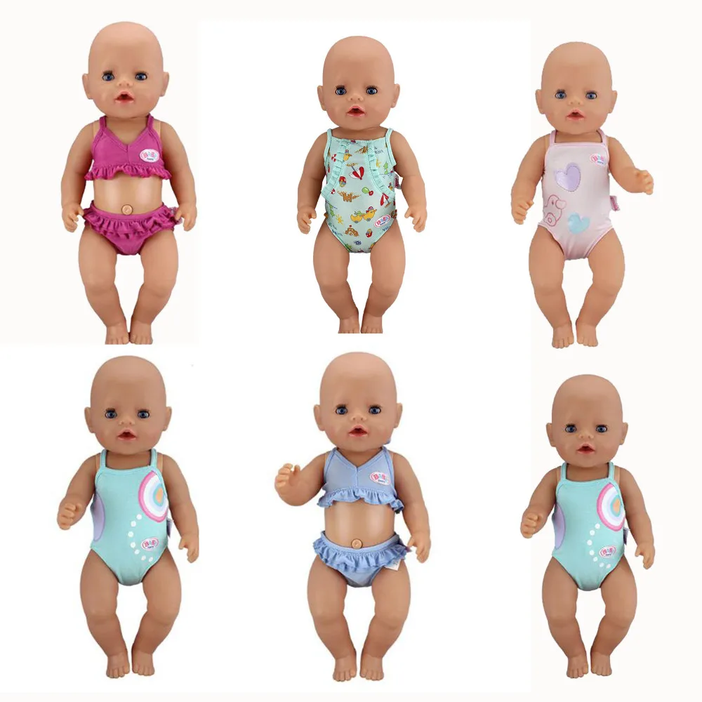 

4Style Choose Leisure Bikini Doll CLothes Wear for 43cm Baby Born zapf, Children best Birthday Gift(only sell clothes)