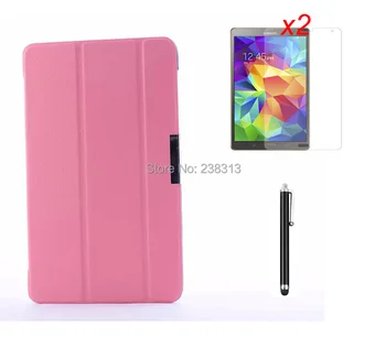 Slim Fold Stand Magnet Smart Sleep/Wake PU Leather Cover Funda Case +2* Film + Pen For Samsung Galaxy Tab S 8.4 T700 T701 T705C
Slim Fold Stand Magnet Smart Sleep/Wake PU Leather Cover Funda Case +2* Film + Pen For Samsung Galaxy Tab S 8.4 T700 T701 T705C