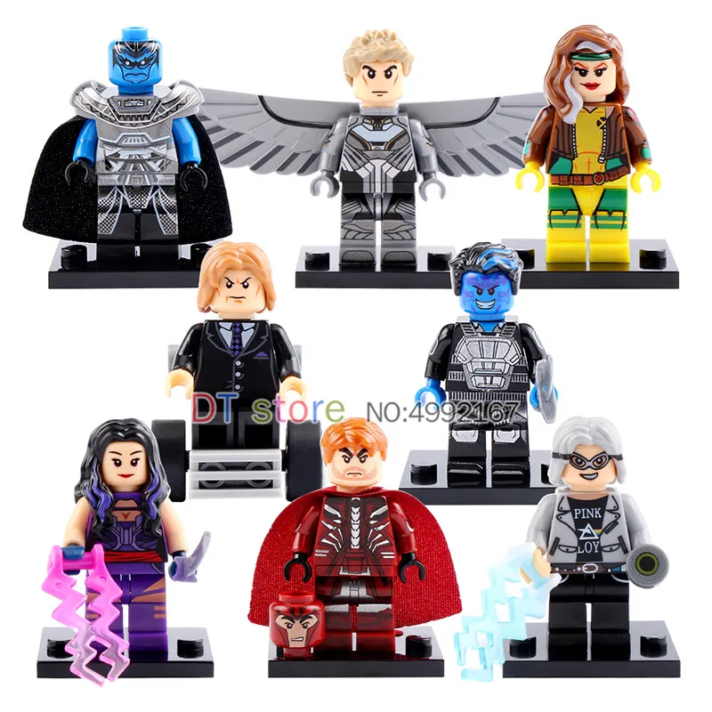 50Pcs/Lot Super Heroes Figures X-Men Apocalypse Magneto Wolverine Rogue Professor X Building Blocks Toys For Children X0115
50Pcs/Lot Super Heroes Figures X-Men Apocalypse Magneto Wolverine Rogue Professor X Building Blocks Toys For Children X0115