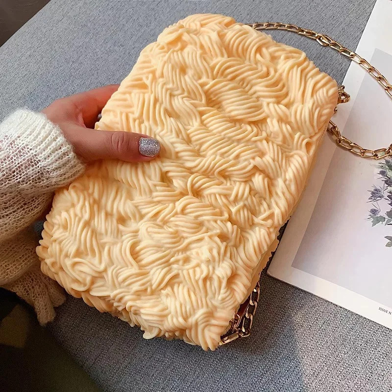 Personality Instant noodles Crossbody Bag Silica gel Ladies Chain Student Girls Shoulder Bag Women Bolsa Pouch Handbag 2019 New
Personality Instant noodles Crossbody Bag Silica gel Ladies Chain Student Girls Shoulder Bag Women Bolsa Pouch Handbag 2019 New