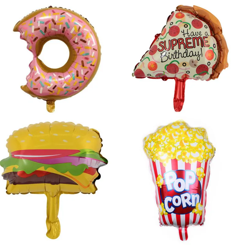 Mini Popcorn Cake Pizza Popcorn Food Balloon Happy Birthday Decoartions Kids Supplies Inflatable Foil Helium Balloons
Mini Popcorn Cake Pizza Popcorn Food Balloon Happy Birthday Decoartions Kids Supplies Inflatable Foil Helium Balloons