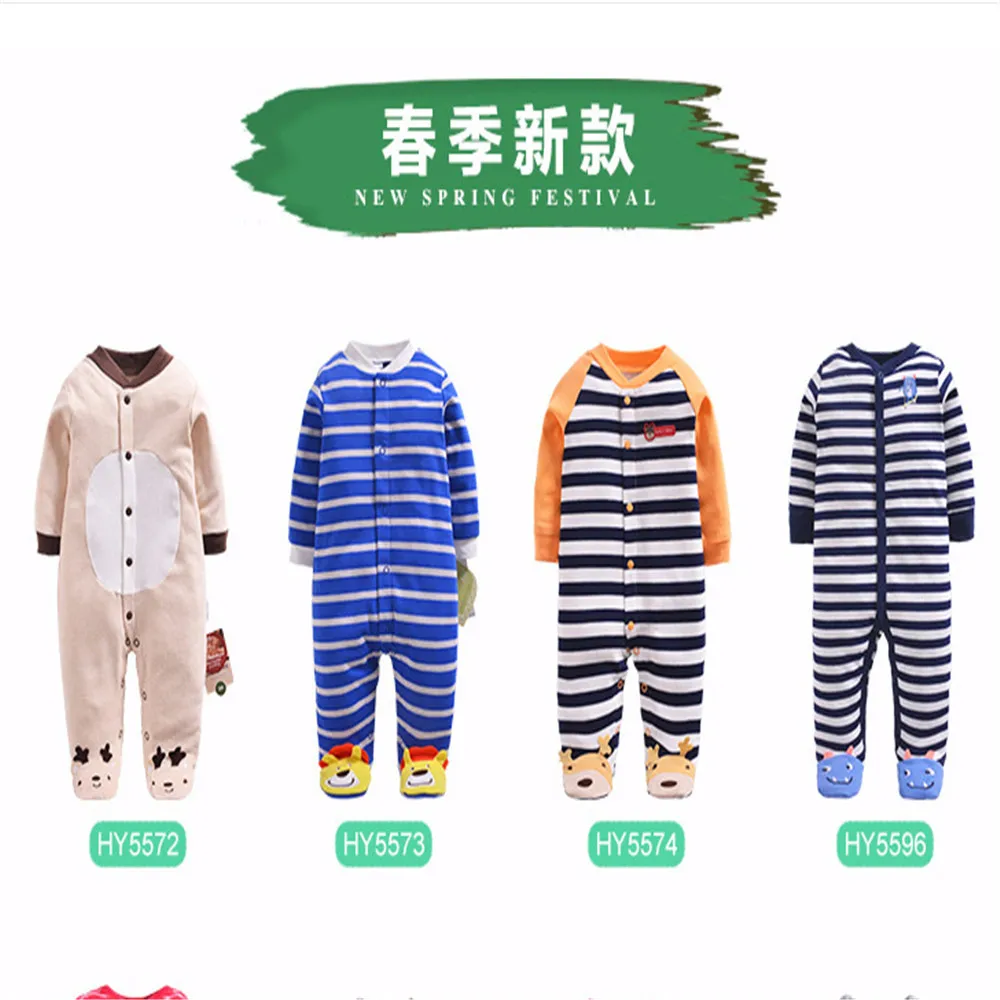 Spring/Autumn Baby Boy Rompers Clothes Cute Long Sleeved Footed Coveralls Newborns Infant Jumpsuits Clothing 4 types
Spring/Autumn Baby Boy Rompers Clothes Cute Long Sleeved Footed Coveralls Newborns Infant Jumpsuits Clothing 4 types