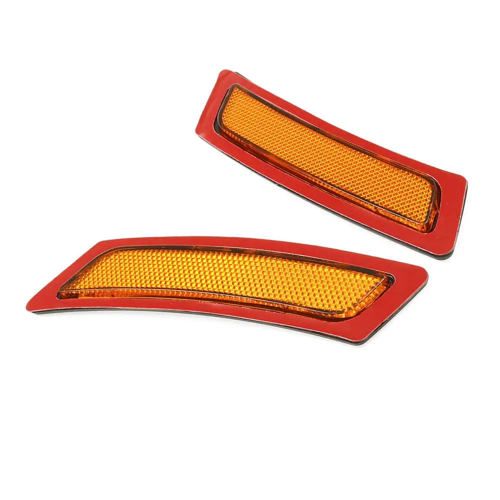 2PCS Crystal Amber Lens Front Side Marker Fender Bumper Reflector For BMW F10 5 Series 2011-2014 BASE Bumper Models
2PCS Crystal Amber Lens Front Side Marker Fender Bumper Reflector For BMW F10 5 Series 2011-2014 BASE Bumper Models
