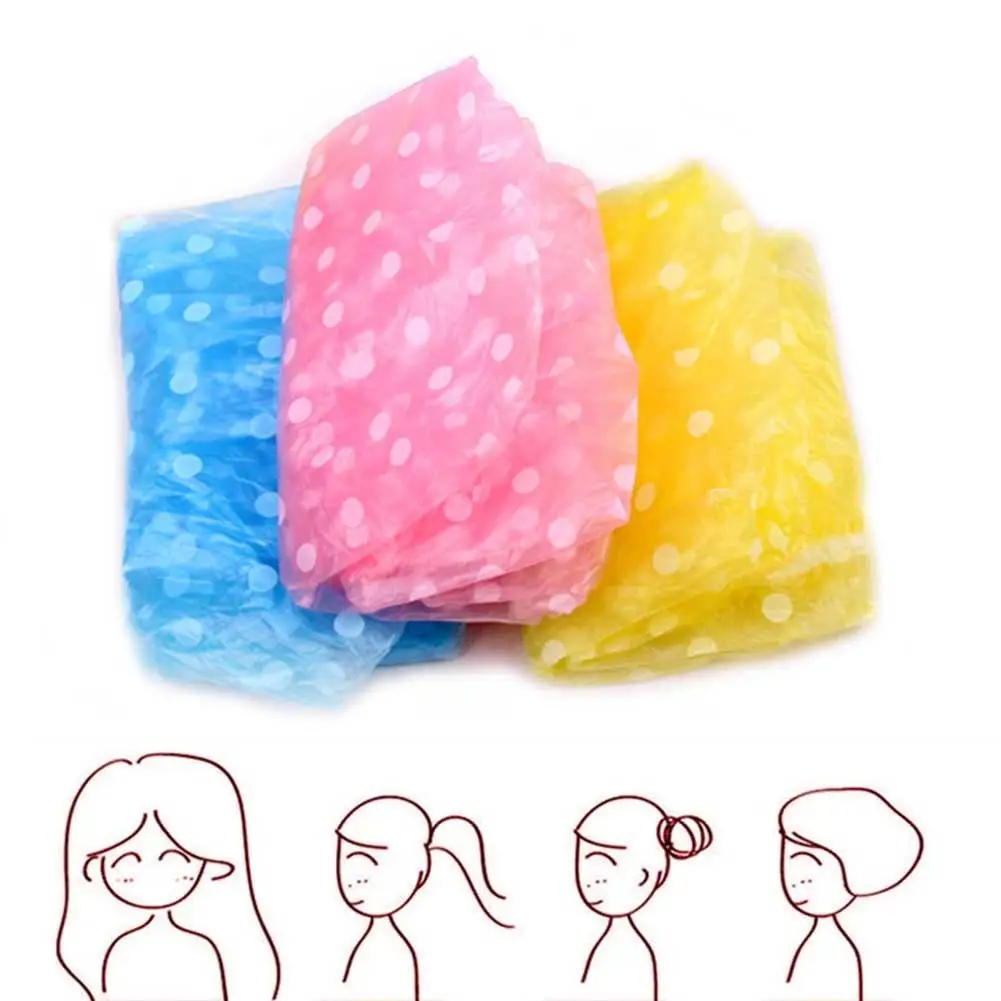 3/10/12 Pcs Vinyl Disposable Shower Hair Cap Printed Color Dot Stretchy Bath Hat Wholesale Free shipping
3/10/12 Pcs Vinyl Disposable Shower Hair Cap Printed Color Dot Stretchy Bath Hat Wholesale Free shipping