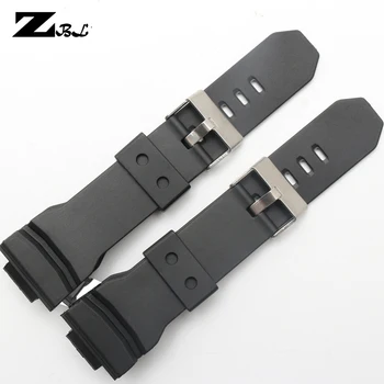 

Rubber silicone bracelet waterproof watchband 28*16mm black Watch strap for casio GA-150/200/201/300/310/GLX Resin watch band