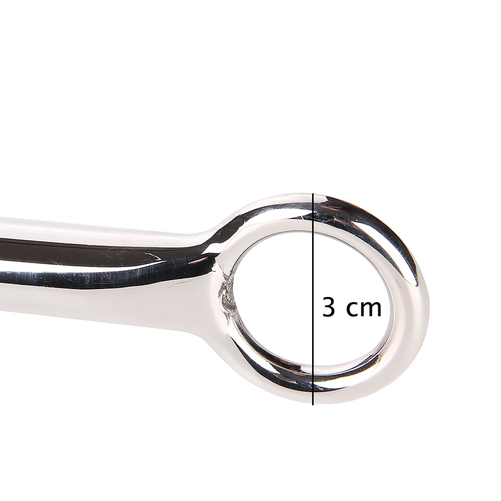 3 Pcs/Set Metal Stainless Steel Anal Plug Anal Hook Vibrator for Men