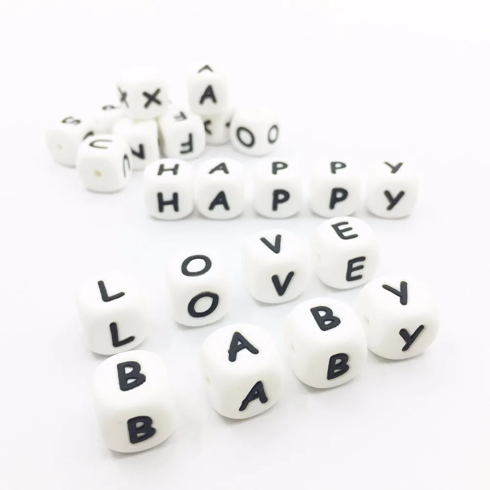 Wholesale letter Loose Silicone Beads for Teething Necklace Silicone Teething Beads For Baby Teether Alphabet Beads
Wholesale letter Loose Silicone Beads for Teething Necklace Silicone Teething Beads For Baby Teether Alphabet Beads