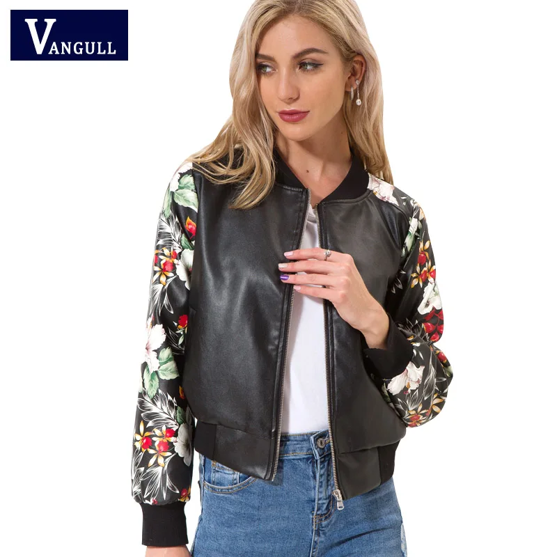 New Fashion Design Women Jacket 2018 Spring Autumn Print PU Leather Long Sleeve printing female Coat Zipper Baseball Lady Tops
New Fashion Design Women Jacket 2018 Spring Autumn Print PU Leather Long Sleeve printing female Coat Zipper Baseball Lady Tops