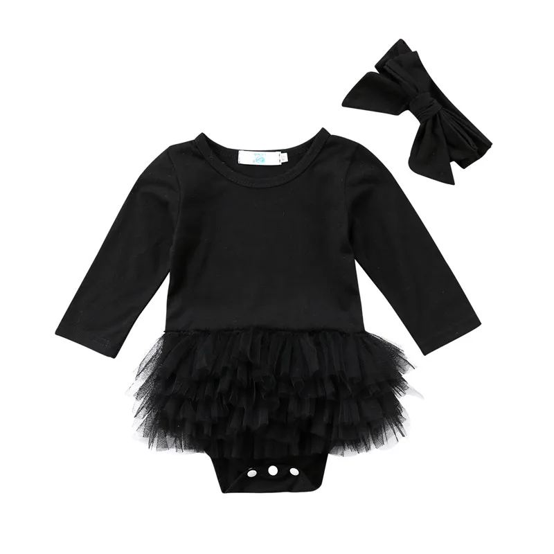 2018 Newborn Baby Girls Long Sleeve Lace Dress Jumpsuit Bodysuit Clothes Headband Outfit Set 2pcs Brand cotton Soft Clothing
2018 Newborn Baby Girls Long Sleeve Lace Dress Jumpsuit Bodysuit Clothes Headband Outfit Set 2pcs Brand cotton Soft Clothing