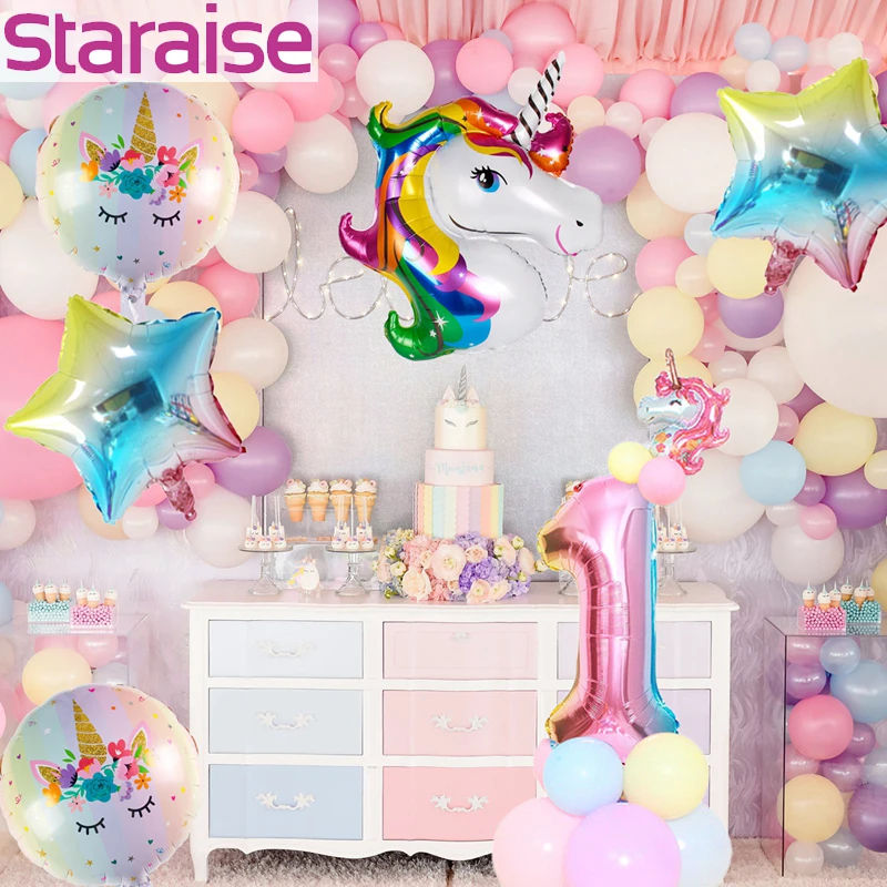 Staraise Rainbow Gradient Unicorn Balloon 6pcs Happy Birthday Party Decor Kids Number Balloon Baby Shower Unicorn Party Supply
Staraise Rainbow Gradient Unicorn Balloon 6pcs Happy Birthday Party Decor Kids Number Balloon Baby Shower Unicorn Party Supply