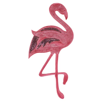 10pieces Pink Sequin Flamingo Cranes Bird Embroidery Applique Fabric Back Patches Clothes Badge Sewing Accessories TH1124
10pieces Pink Sequin Flamingo Cranes Bird Embroidery Applique Fabric Back Patches Clothes Badge Sewing Accessories TH1124