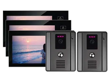 XinSILu 7" LCD Video Door Phone Intercom System+ 3Pcs LCD Monitors+ 2Pcs 700TVL Cameras
XinSILu 7" LCD Video Door Phone Intercom System+ 3Pcs LCD Monitors+ 2Pcs 700TVL Cameras