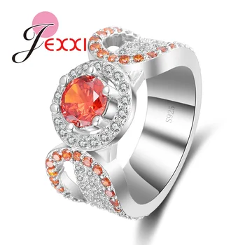 Charming Orange Crystal Woman Wedding Engagement Rings Stainless Steel 925 Sterling Silver Jewelry Party Finger Band
Charming Orange Crystal Woman Wedding Engagement Rings Stainless Steel 925 Sterling Silver Jewelry Party Finger Band