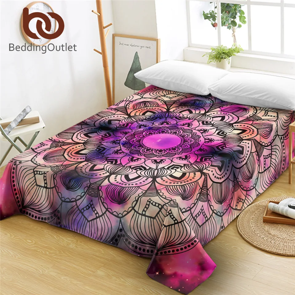 BeddingOutlet Mandala Bed Sheet Queen Watercolor Microfiber Flat Sheet Purple Red Pink Bedspreads Bohemian Floral Bedlinen 1PC
BeddingOutlet Mandala Bed Sheet Queen Watercolor Microfiber Flat Sheet Purple Red Pink Bedspreads Bohemian Floral Bedlinen 1PC
