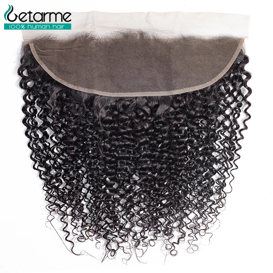 Getarme 13*4 Lace Frontal Brazilian Hair Kinky Curly Closure With Baby Hair Free Part Non Remy Human Hair Closure Natural Color
Getarme 13*4 Lace Frontal Brazilian Hair Kinky Curly Closure With Baby Hair Free Part Non Remy Human Hair Closure Natural Color