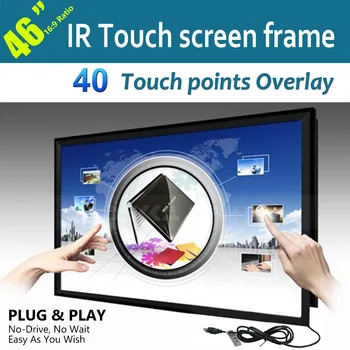 Free Shipping 46" Multi Infrared USB Touch Frame With 40 Points Touchscreen Panel Overlay Without Glass,Stable And No Drift
Free Shipping 46" Multi Infrared USB Touch Frame With 40 Points Touchscreen Panel Overlay Without Glass,Stable And No Drift