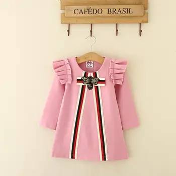 Kids Girls Cartoon Dress Princess Sequin Cartoon Bow Ruffle Sleeve Dress 2018 Party Wedding Infant Children Clothes JN640
Kids Girls Cartoon Dress Princess Sequin Cartoon Bow Ruffle Sleeve Dress 2018 Party Wedding Infant Children Clothes JN640
