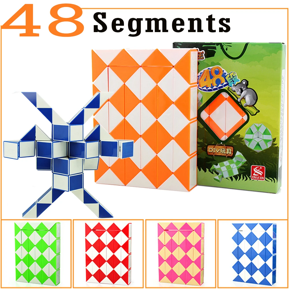 Snake Magic Cubes 48 Segments Pazzle Toy for Kids Boys XINLEXIN Puzzle Cubos Megico Drop Shipping
Snake Magic Cubes 48 Segments Pazzle Toy for Kids Boys XINLEXIN Puzzle Cubos Megico Drop Shipping