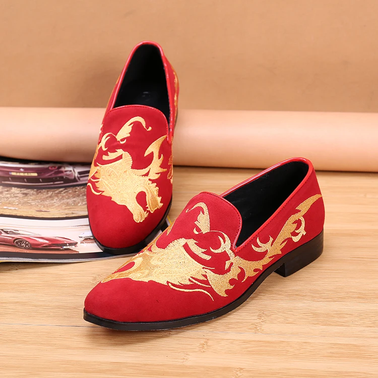 2019 Fashion Men Embroidered Shoes China Style Pointed Toe Formal Business Shoes Wedding Party Casual Shoes
2019 Fashion Men Embroidered Shoes China Style Pointed Toe Formal Business Shoes Wedding Party Casual Shoes