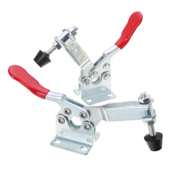 4Pcs GH-201B Horizontal Toggle Clamps 90Kg Holding Capacity Clips Quick Release Tool Set
4Pcs GH-201B Horizontal Toggle Clamps 90Kg Holding Capacity Clips Quick Release Tool Set