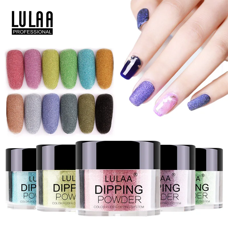 LULAA Laser Colorful Nail Glitter Sand Sugar Dipping Powder 12 Colors Manicure Matte Pigment Women DIY Nails Art Decoration
LULAA Laser Colorful Nail Glitter Sand Sugar Dipping Powder 12 Colors Manicure Matte Pigment Women DIY Nails Art Decoration