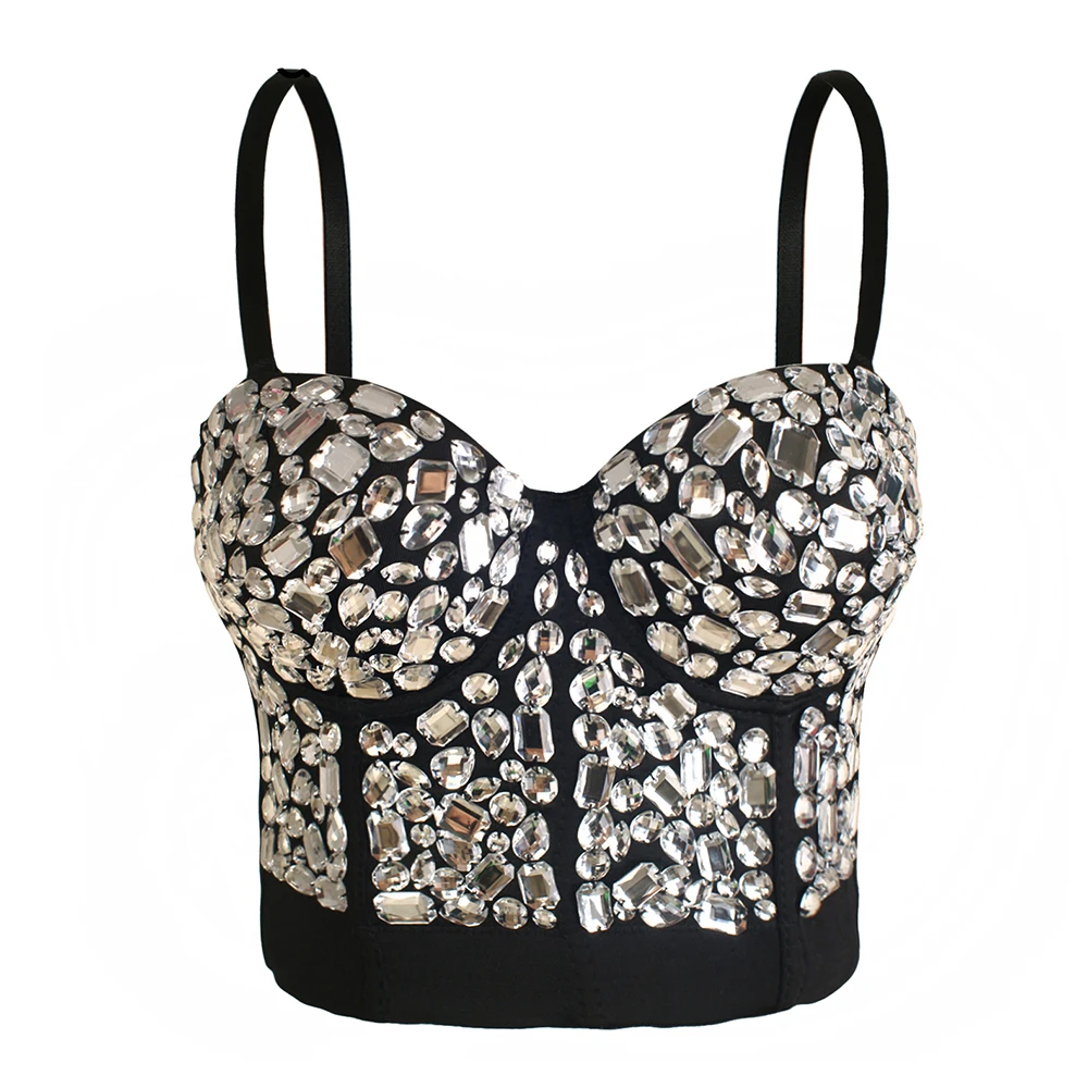 Cosplay evening Women tube tops Rhinestone Bustier Pearls Push Up Corset Wedding Party Women's Bra Cropped Top Vest
Cosplay evening Women tube tops Rhinestone Bustier Pearls Push Up Corset Wedding Party Women's Bra Cropped Top Vest