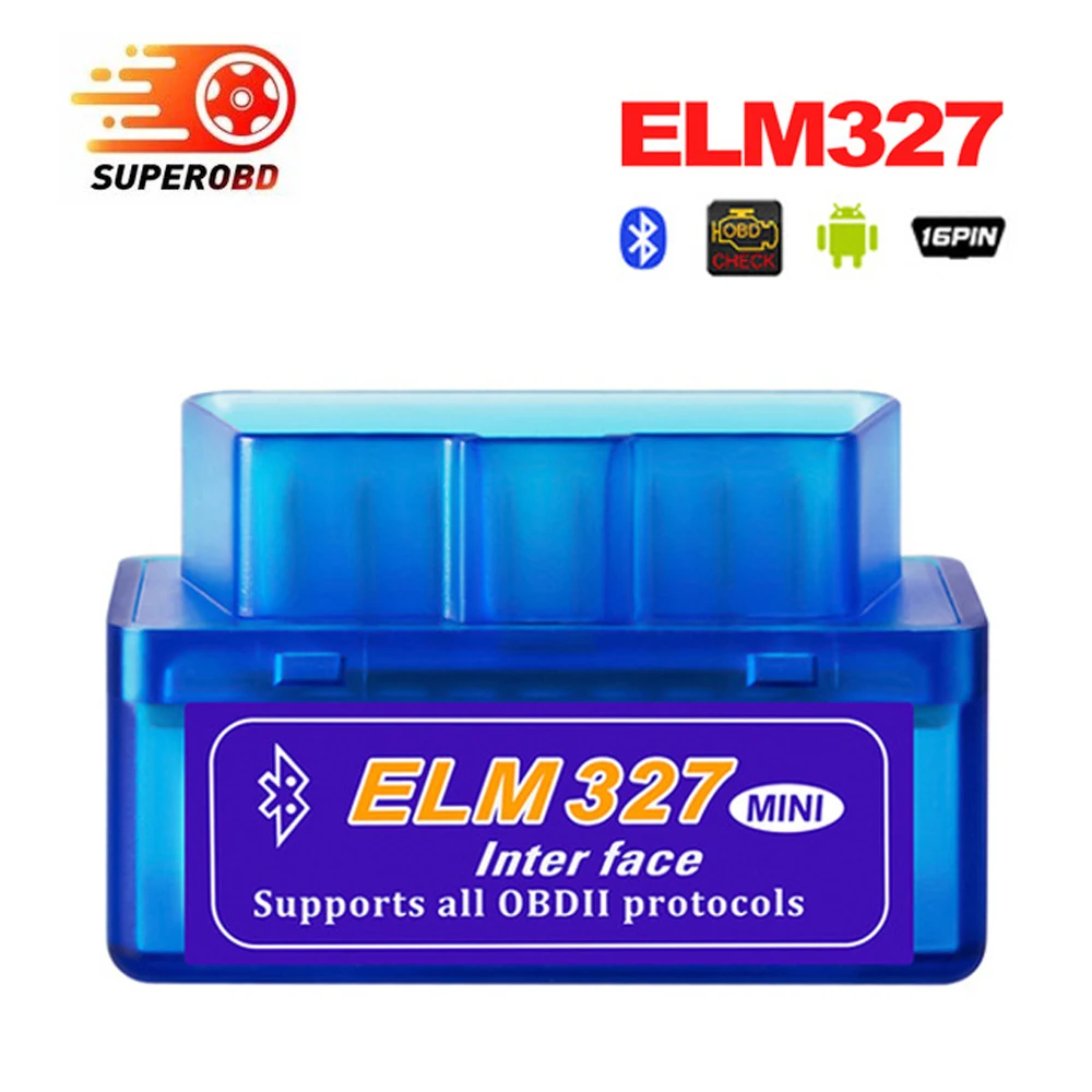 Mini ELM327 Bluetooth 2.0 Interface V2.1 OBD2 OBDII scanner Auto Diagnostic-Tool ELM 327 for Android Torque/PC OBD 2 adapter
Mini ELM327 Bluetooth 2.0 Interface V2.1 OBD2 OBDII scanner Auto Diagnostic-Tool ELM 327 for Android Torque/PC OBD 2 adapter