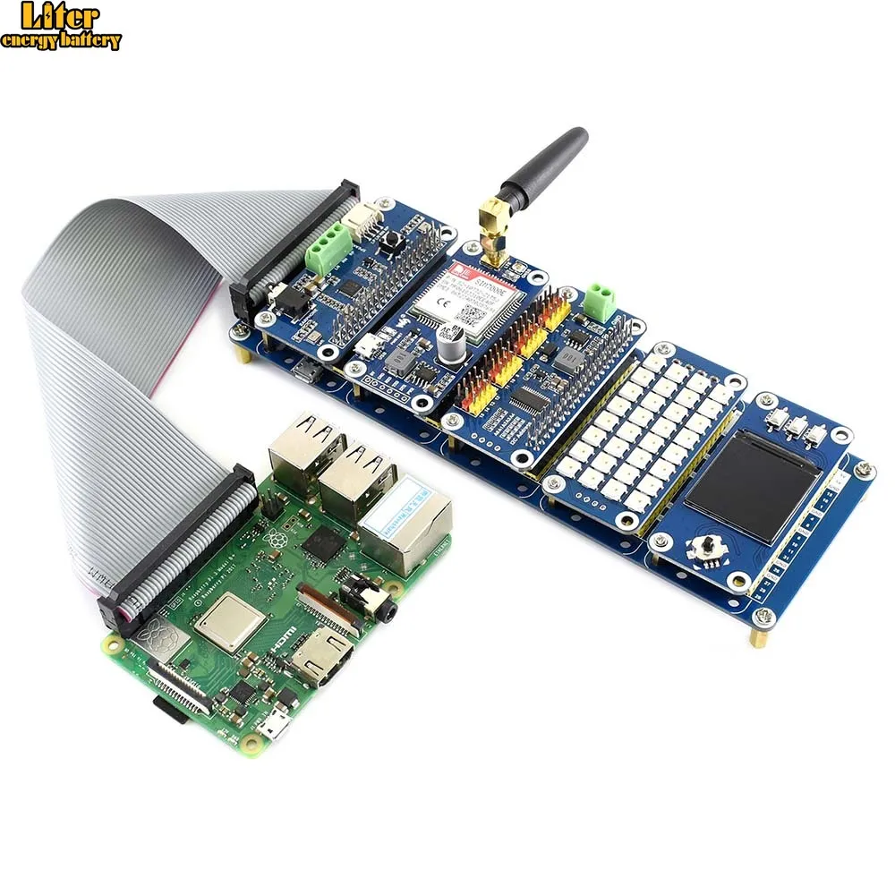 Stack HAT, an I/O expansion kit designed for Raspberry Pi, provides 5 sets of 2x20 pinheaders, stacks up to 5 HATs at once
Stack HAT, an I/O expansion kit designed for Raspberry Pi, provides 5 sets of 2x20 pinheaders, stacks up to 5 HATs at once