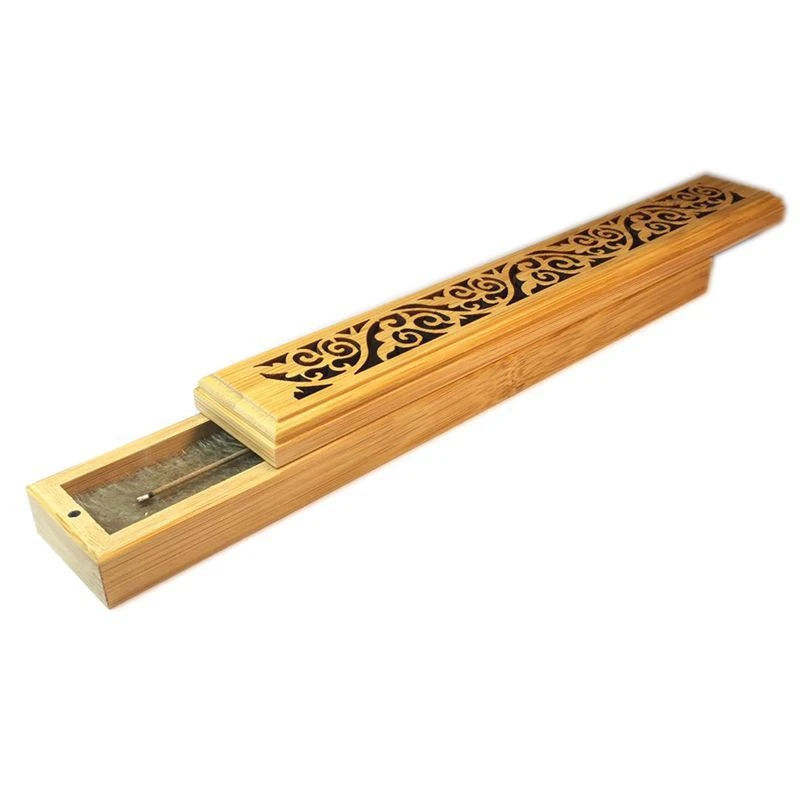 Bamboo Incense Burner Hand Carving Hollow Stick Incense Plate Holder Joss Stick Box Lying Censer For Home Decor Living Room
Bamboo Incense Burner Hand Carving Hollow Stick Incense Plate Holder Joss Stick Box Lying Censer For Home Decor Living Room
