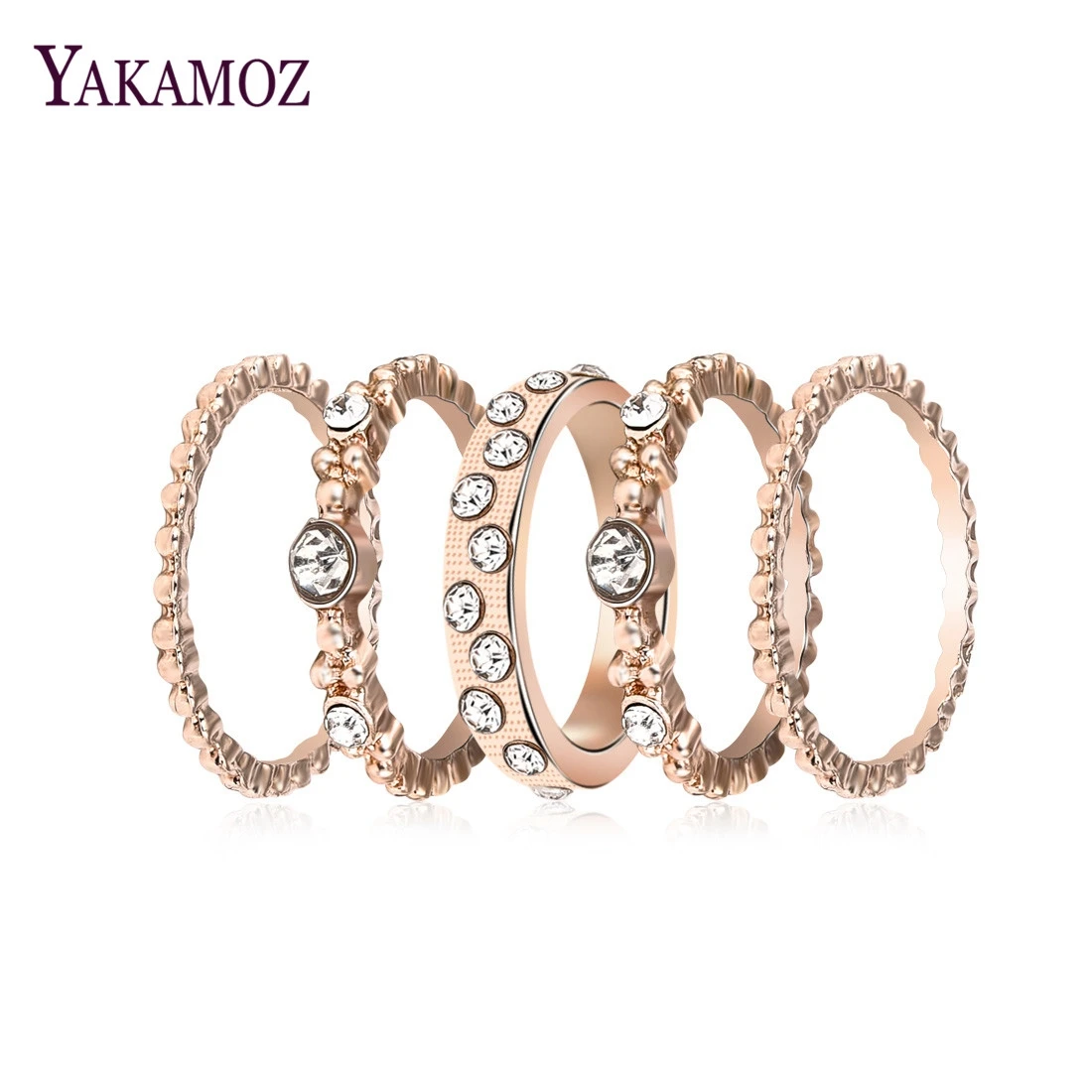 Fashion 5 pcs Engagement Wedding Ring Set Gold Color Cubic Zirconia Rings For Women
Fashion 5 pcs Engagement Wedding Ring Set Gold Color Cubic Zirconia Rings For Women