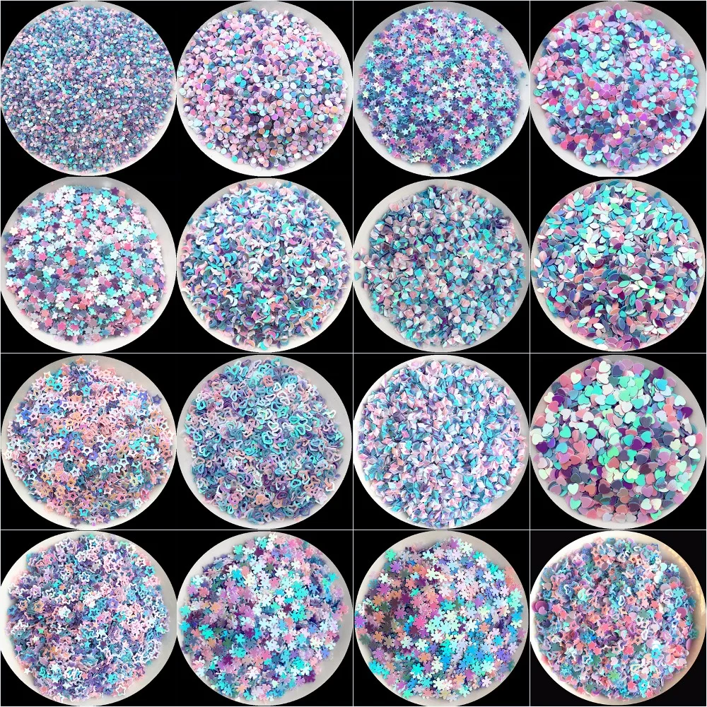 20g Mix White Blue Pink Purple 1-6mm Multi Star Heart moon dot loose Sequins Paillettes for Nail Art/wedding decoration confetti
20g Mix White Blue Pink Purple 1-6mm Multi Star Heart moon dot loose Sequins Paillettes for Nail Art/wedding decoration confetti