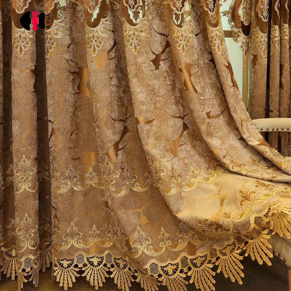European Florence Renaissance Classic Cappuccio Chenille Velvet Embroidered Curtains Villa Wedding WP325C
European Florence Renaissance Classic Cappuccio Chenille Velvet Embroidered Curtains Villa Wedding WP325C