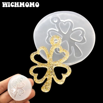 New 1PCS Clovers Charms Craft DIY Transparent UV Resin Liquid Silicone Combination Molds for Earring Necklace Making Jewelry
New 1PCS Clovers Charms Craft DIY Transparent UV Resin Liquid Silicone Combination Molds for Earring Necklace Making Jewelry